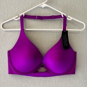 NWT Victoria’s Secret Plunge purple halter bra - 38D